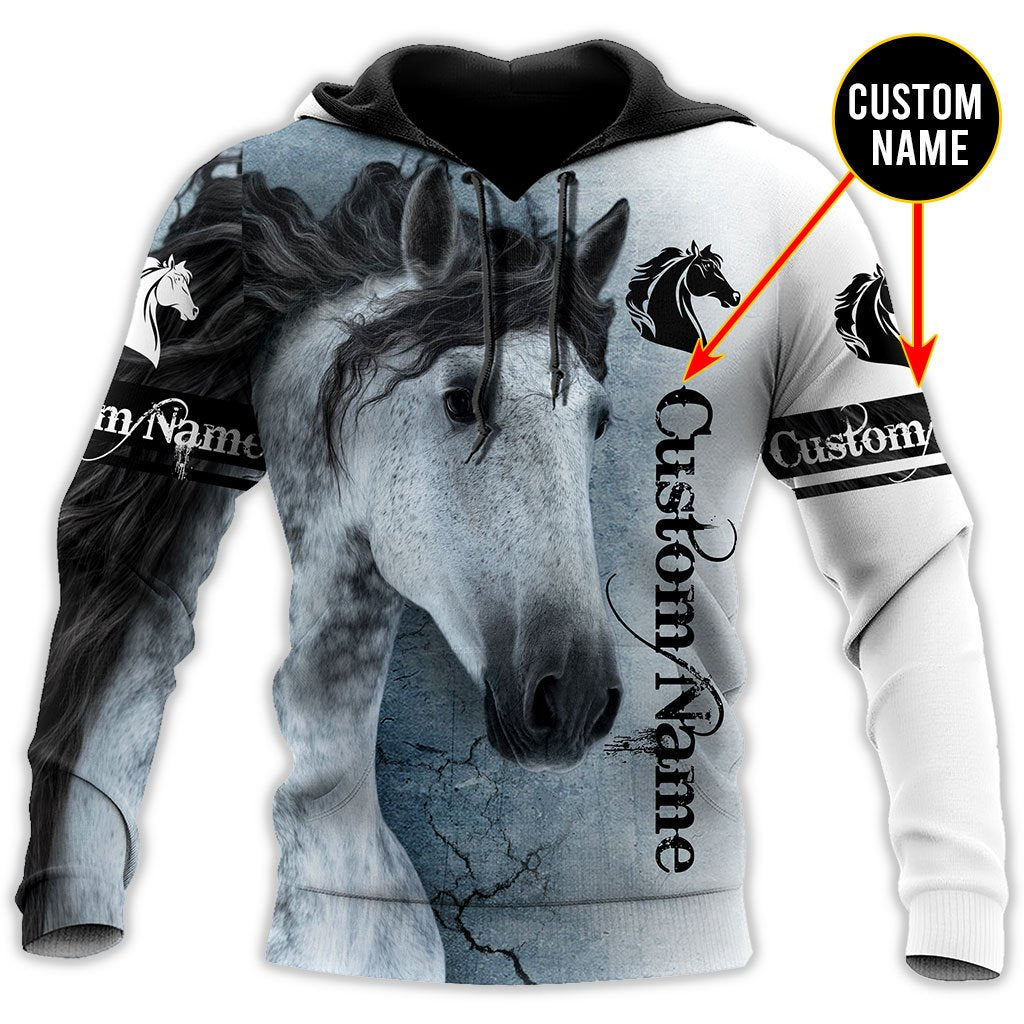 Horse Custome Name 3D All Over Printed Shirts Pi06102001