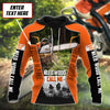 3D Chainsaw Logger Custom Name Unisex Shirts Pi16102004