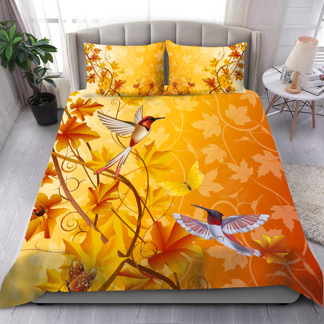 Canada Hummingbird Bedding Set-ML-ML-US Twin-Vibe Cosy™