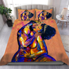 African Couple Love Bedding Set-ML-ML-US Twin-Vibe Cosy™