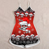 Christmas Skulls 3D Romper For Women Pi19092001