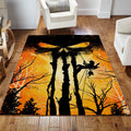 Logger Monster Tree Orange Rug TR1710201