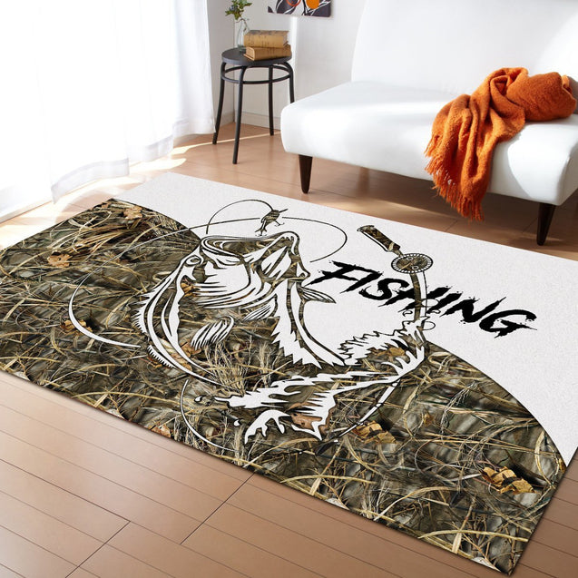 Bass Fishing Sport 3D Rug