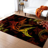 Beautiful Marlin Hibiscus Hawaii 3D Rug