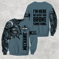 Mechanic Tattoo I'm Here Because You Broke Something All Over Printed Unisex Shirts TR1611202VH