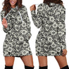 3D All Over Printing Black sunflowers Legging-Apparel-Phaethon-Hoodie Dress-S-Vibe Cosy™