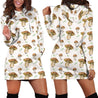 All Over Printing Mushroom Hoodie Dress-Apparel-Phaethon-Hoodie Dress-S-Vibe Cosy™