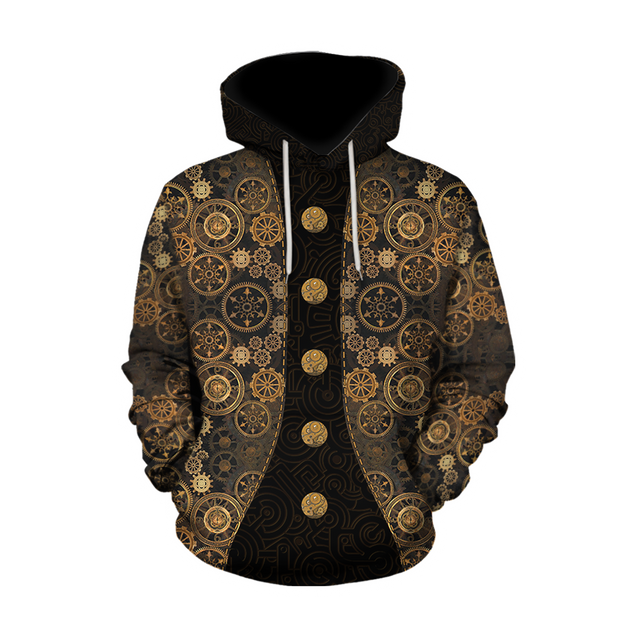 Steampunk Mechanic All Over Printed Hoodie For Men and Women DD10242002CL