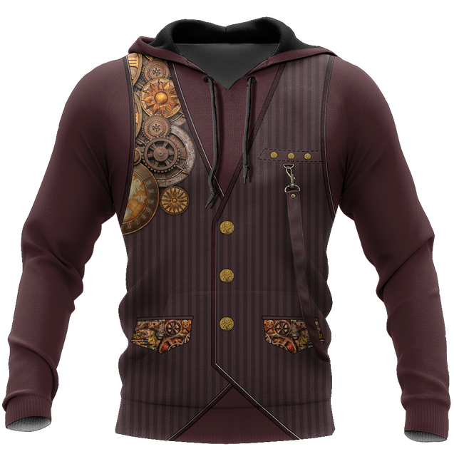 Steampunk Mechanic All Over Printed Hoodie For Men and Women DD10262001