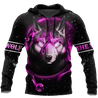 Galaxy Wolf He Keeps Me Safe Hoodie MEI