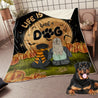 Rottweiler - Life is better with a dog blanket DD09032005