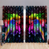 Rainbow Hummingbird Window Curtains By ML-ML-52'' x 63''-Vibe Cosy™