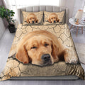 Golden Retriever bedding set DD07282001S-HG-Bedding Set-HG-Twin-Vibe Cosy™