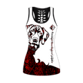 German Shorthaired pointer red legging + hollow tank combo DD08032002