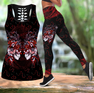 Snake Skull tanktop & legging outfit for women MH300520-ML-Apparel-ML-S-S-Vibe Cosy™