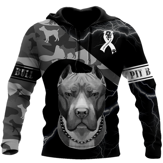 Save A Pit Bull Euthanize A Dog Fighter 3D All Over Print Hoodie DD09212001