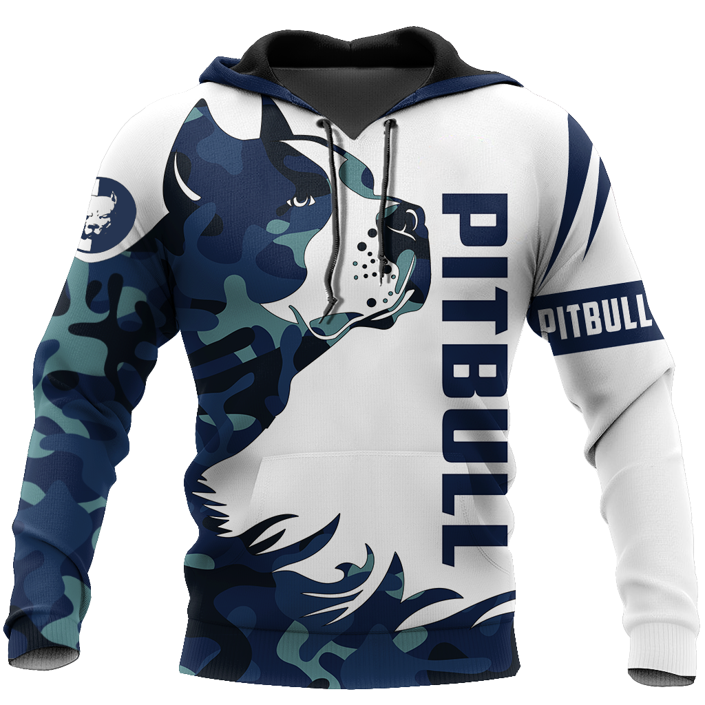 American Pitbull Terrier Blue Camo Unisex Shirts DD11022003