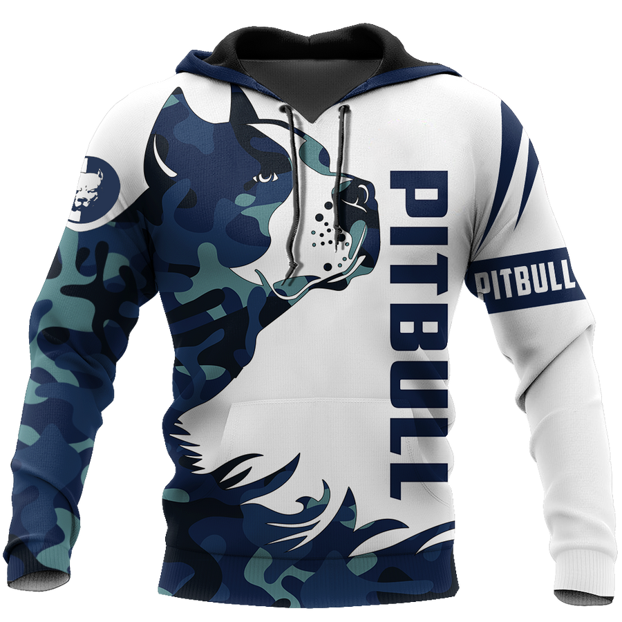 American Pitbull Terrier Blue Camo Unisex Shirts DD11022003