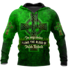 Irish St.Patrick day 3d hoodie shirt for men and women