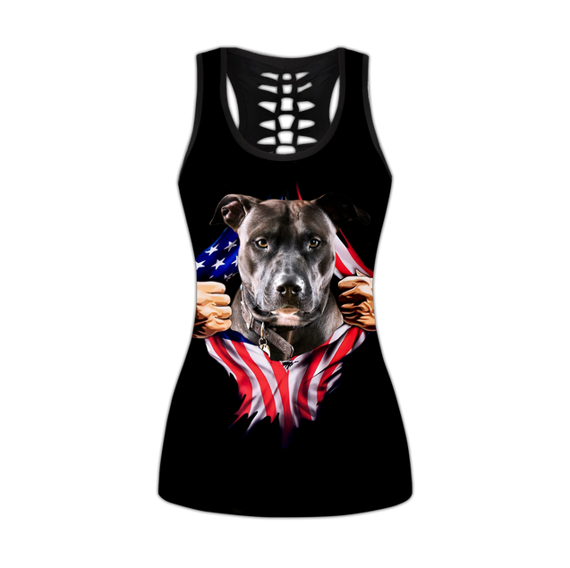 Pitbull legging + hollow tank combo DD08012004S