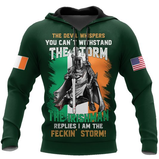 Irish St.Patrick day 3d hoodie shirt for men and women DD10272003