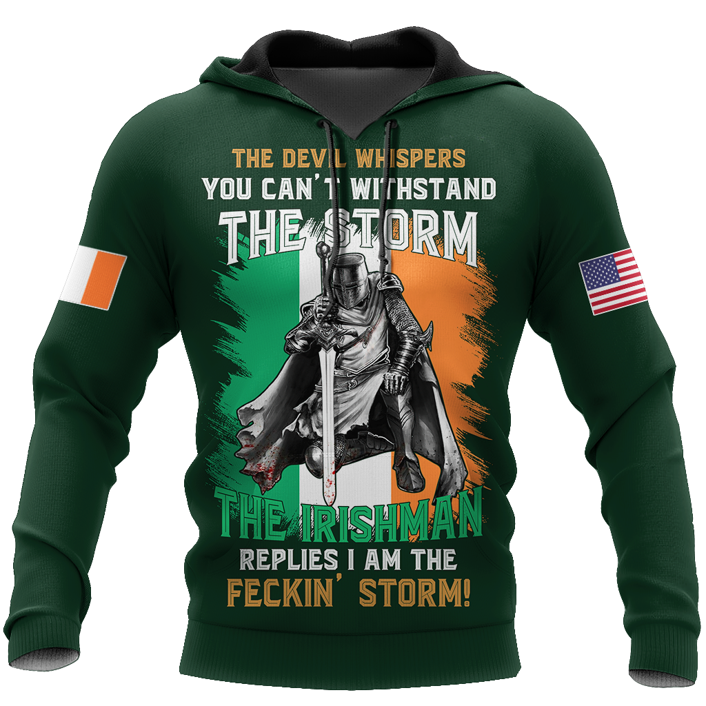 Irish St.Patrick day 3d hoodie shirt for men and women DD10272003