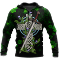 Irish St.Patrick day 3d hoodie shirt for men and women DD11032003