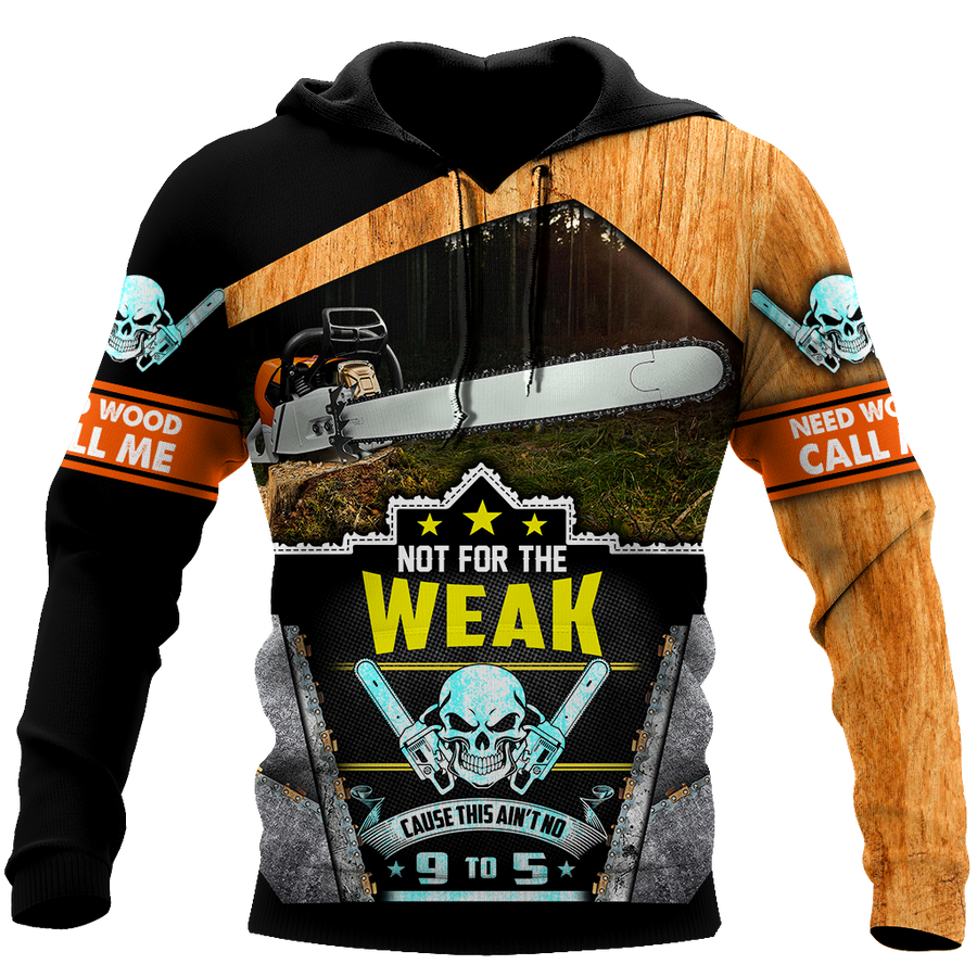All Over Printed Chainsaw Need Wood Call Me Hoodie MEI09142006-MEI
