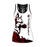 German shepherd red tattoos legging + hollow tank combo DD07212001S-Apparel-HG-No legging-S-Vibe Cosy™