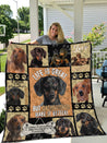 Dachshund Wiener Make Life Better 3D Quilt DL20282010