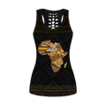 Africa Home Map Combo Tank + Legging DD08142002