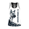 German shepherd tattoos legging + hollow tank combo DD07302001-Apparel-HG-No legging-S-Vibe Cosy™