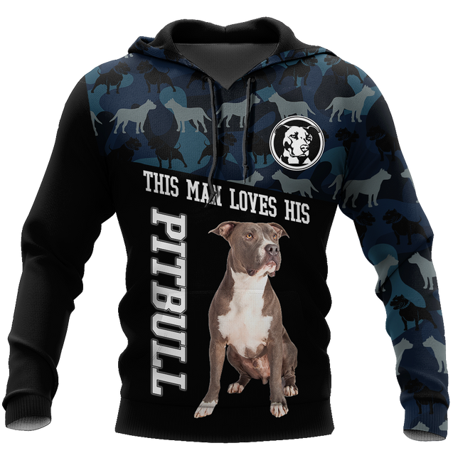 Pitbull 3d unisex shirt DD11022002