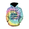 Pitbull mom customize name 3D hoodie shirt for men and women DD09152001