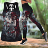 Death Girl Love Skull tanktop & legging outfit for women ML010601-Apparel-ML-S-S-Vibe Cosy™