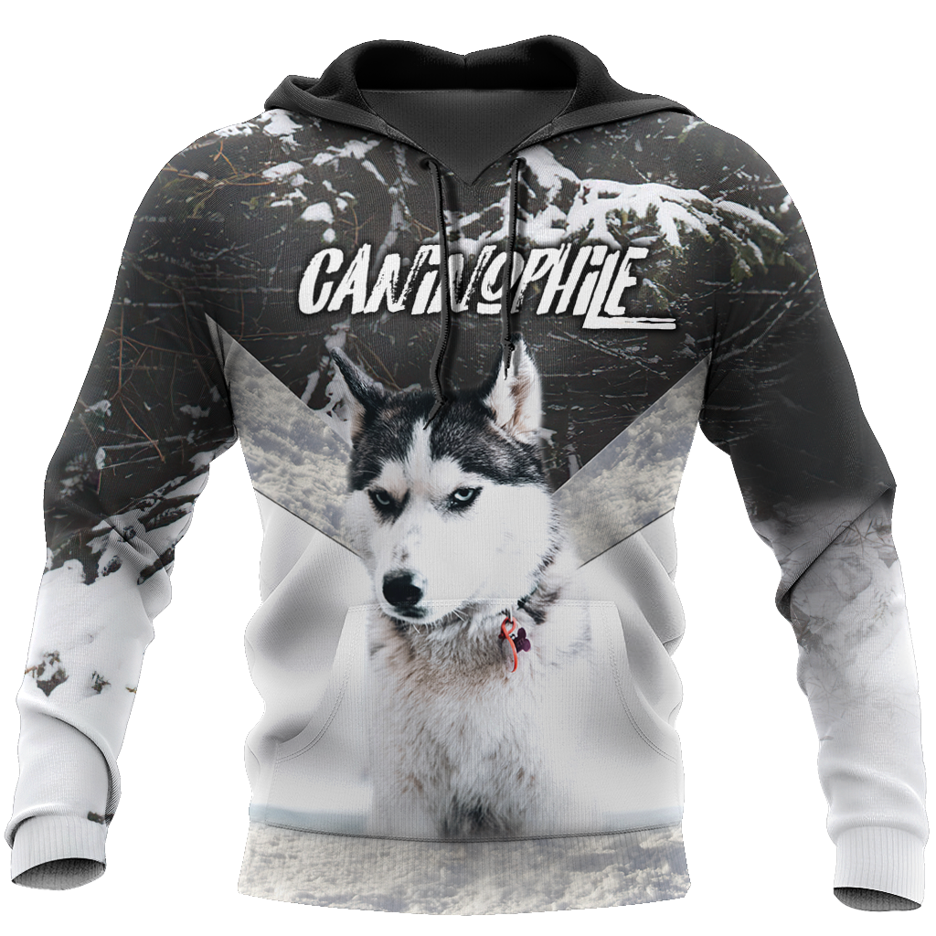 Husky 3d hoodie shirt for men and women DD10232001PT