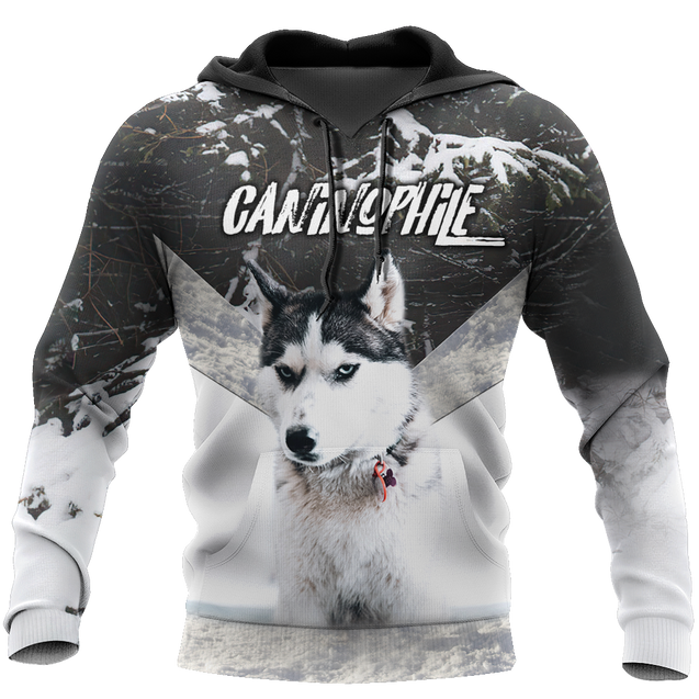 Husky 3d hoodie shirt for men and women DD10232001PT