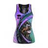 Rottweiler colorful legging + hollow tank combo DD07212003-Apparel-HG-No legging-S-Vibe Cosy™