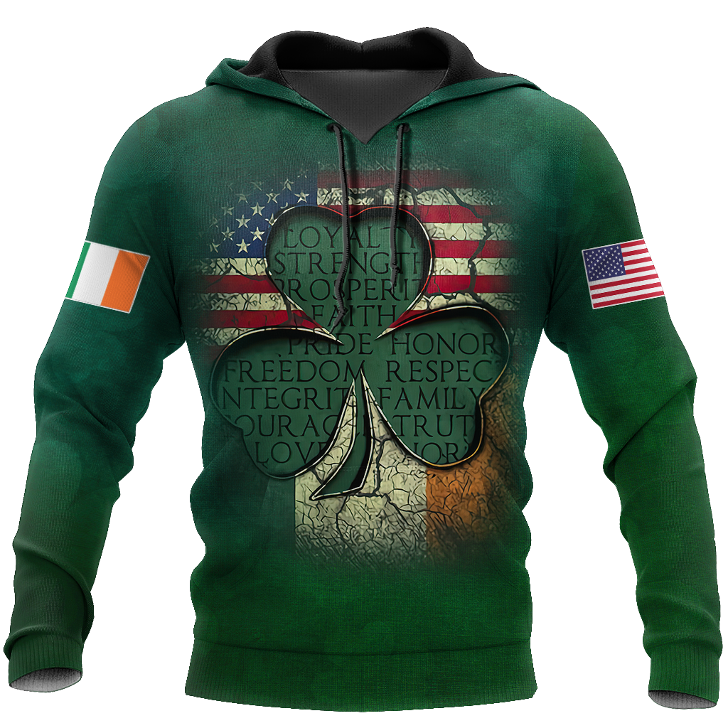 Irish St.Patrick day 3d hoodie shirt for men and women DD10292001