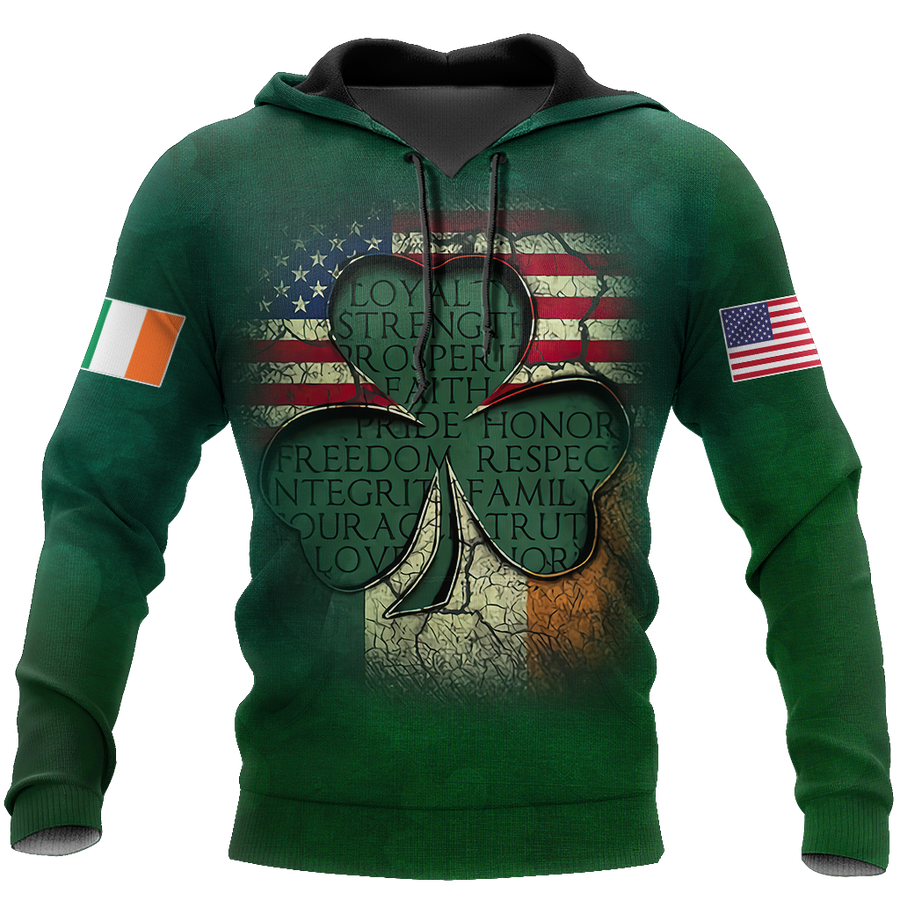 Irish St.Patrick day 3d hoodie shirt for men and women DD10292001