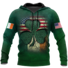 Irish St.Patrick day 3d hoodie shirt for men and women DD10292001