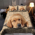 Golden Retriever bedding set DD07282001S-HG-Bedding Set-HG-Twin-Vibe Cosy™