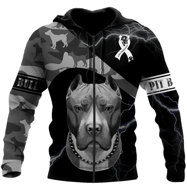 Save A Pit Bull Euthanize A Dog Fighter 3D All Over Print Hoodie DD09212001