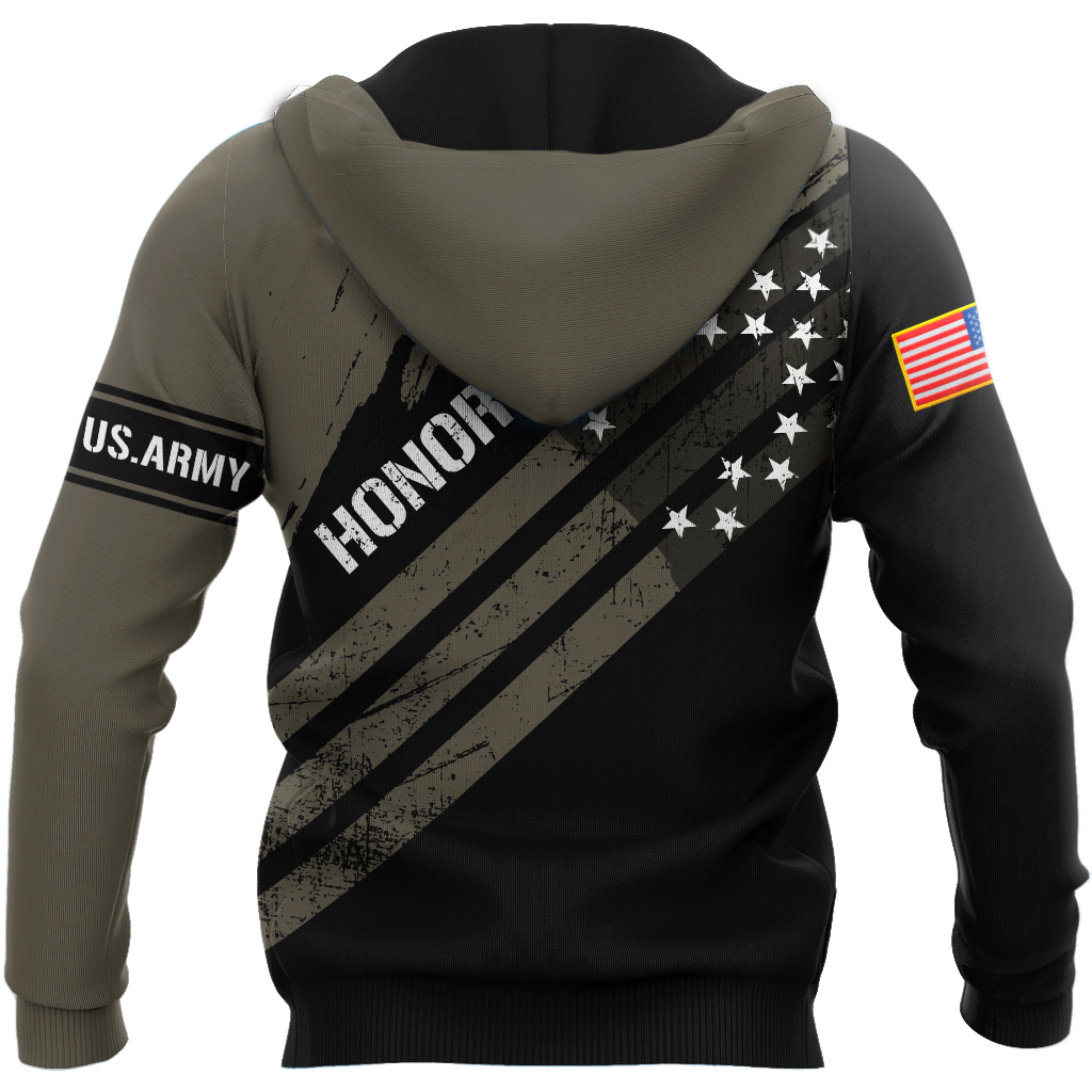 Honor The Fallen US Veteran 3D All Over Printed Shirts DD10202001