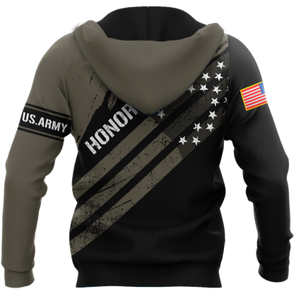 Honor The Fallen US Veteran 3D All Over Printed Shirts DD10202001