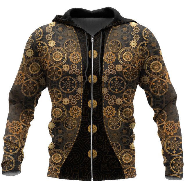 Steampunk Mechanic All Over Printed Hoodie For Men and Women DD10242002CL