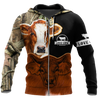 Cow 3d hoodie shirt for men and women DD10302002