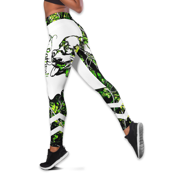 Rottweiler green tattoos legging + hollow tank combo DD07302005S-Apparel-HG-S-No Tank-Vibe Cosy™