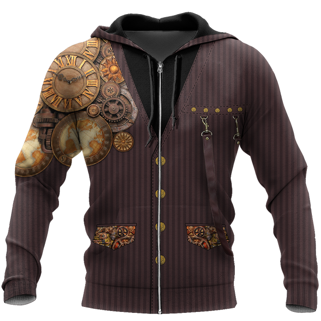 Steampunk Mechanic All Over Printed Hoodie For Men and Women DD10242001ST