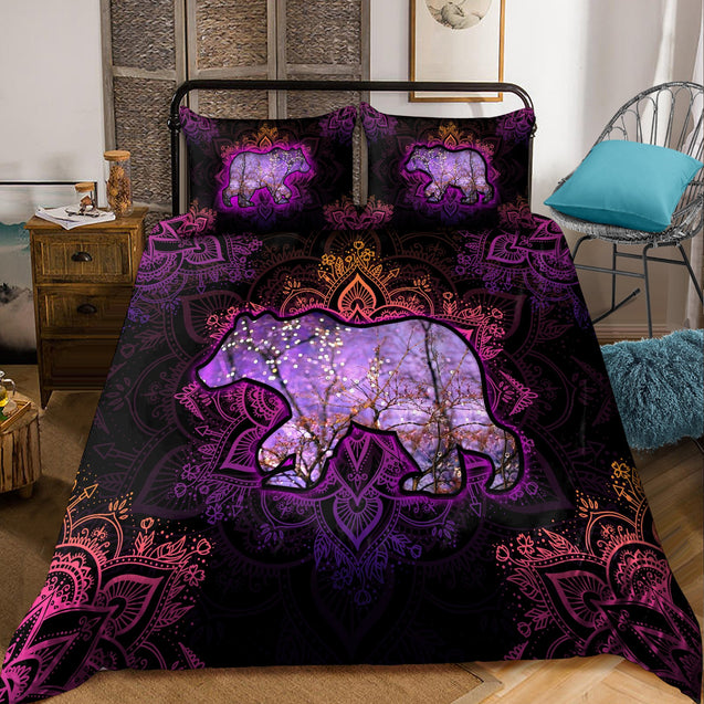 Awesome Mandala Mama Bear Bedding Set NTN10052003-MEI